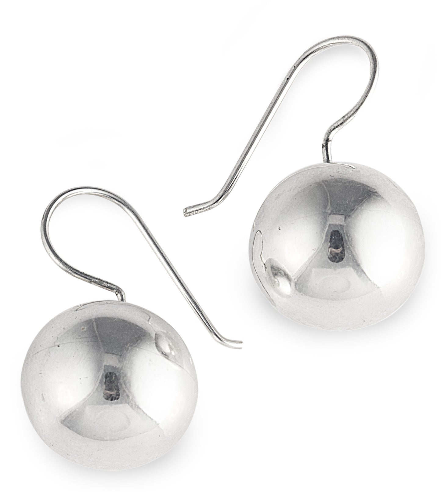 Medium Villa Drop Earrings in Sterling Silver.