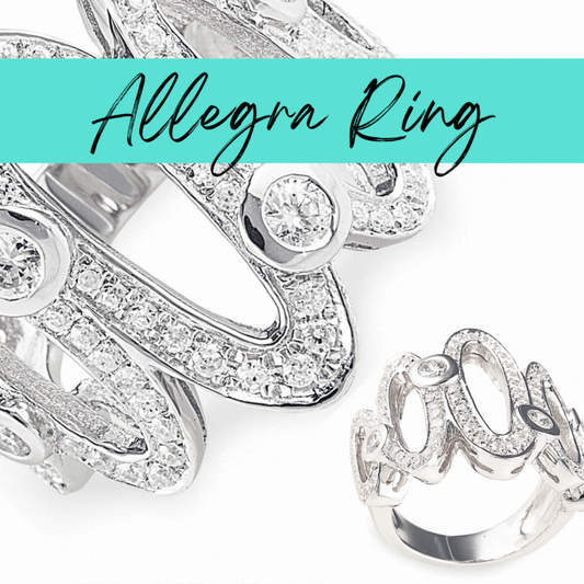 Introducing the Opulent Allegra Ring. Affordable luxury jewellery by Bellagio & Co.