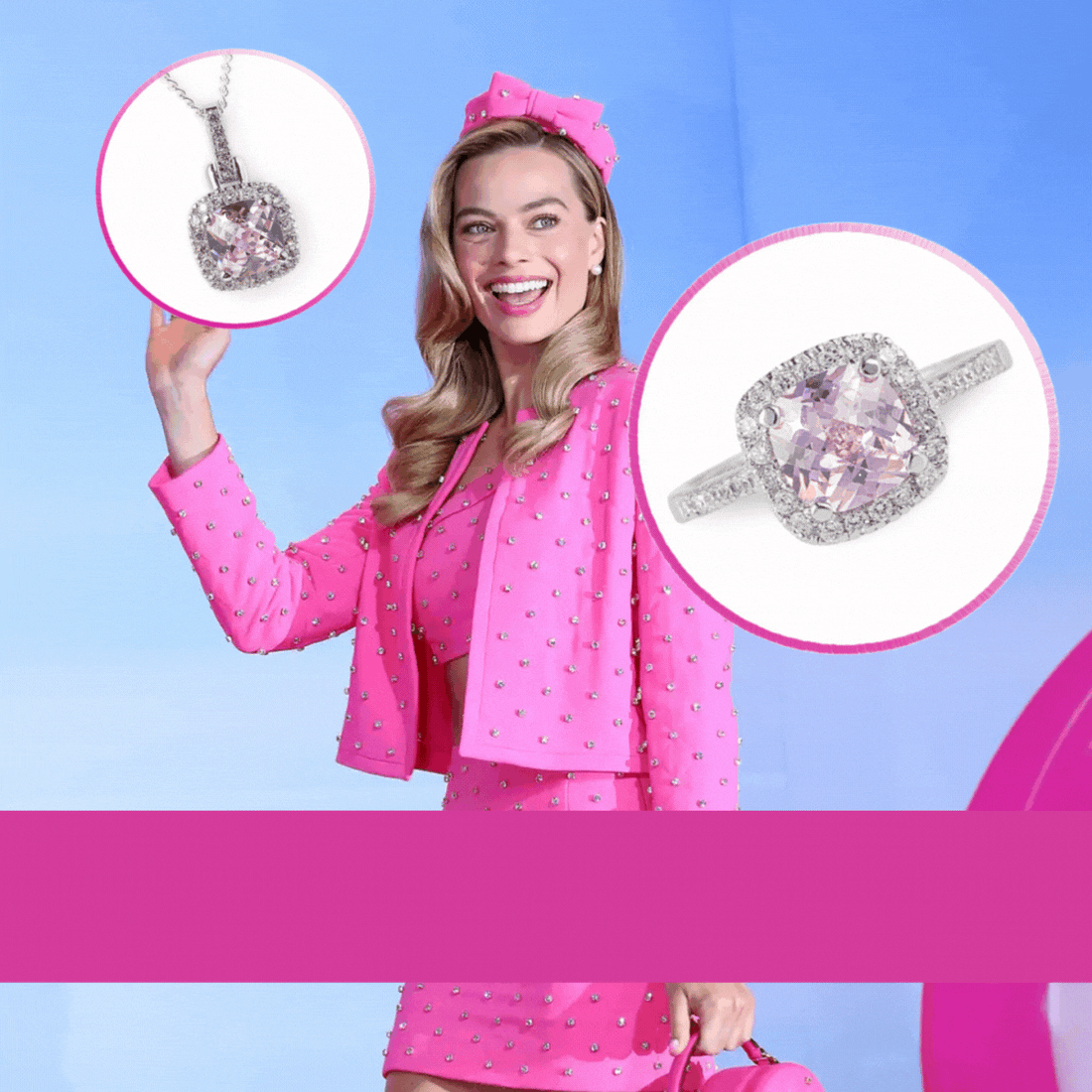 Embrace Barbie-Mania with the Pink Princess Jewellery Collection. Worldwide shipping.