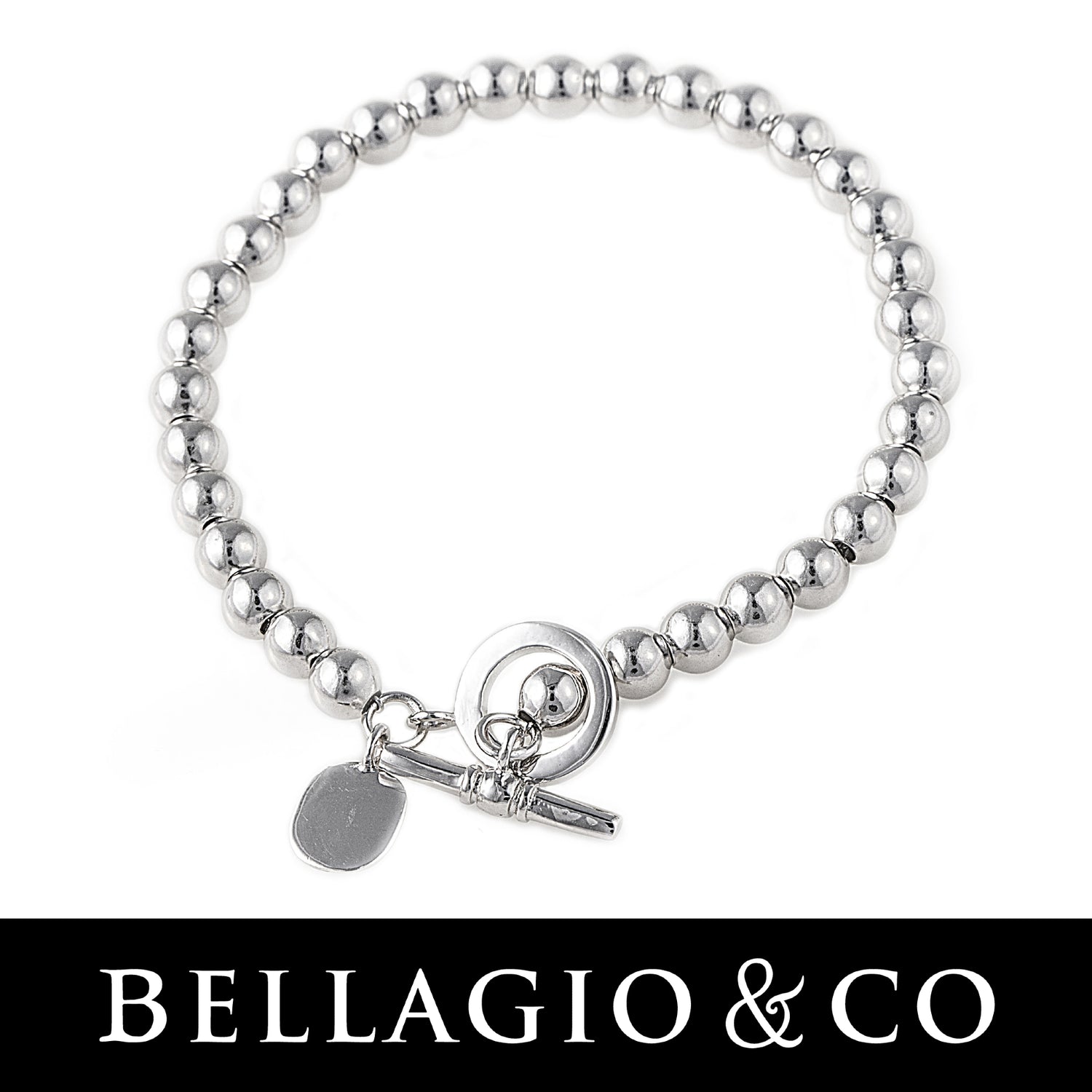 925 Sterling Silver Ball Jewellery by Bellagio & Co. Worldwide Shipping from Australia.