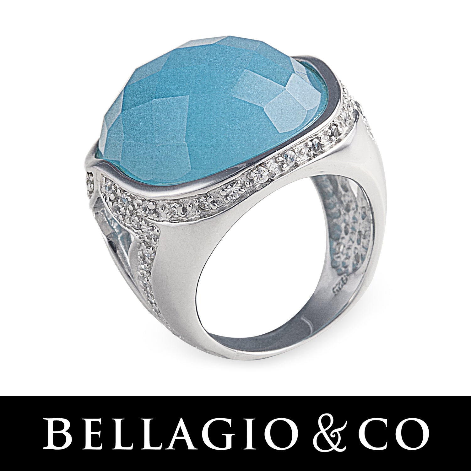Shop beautiful Bellagio & Co jewellery with blue coloured stones. Worldwide Shipping plus FREE shipping for orders over $150.00 within Australia.