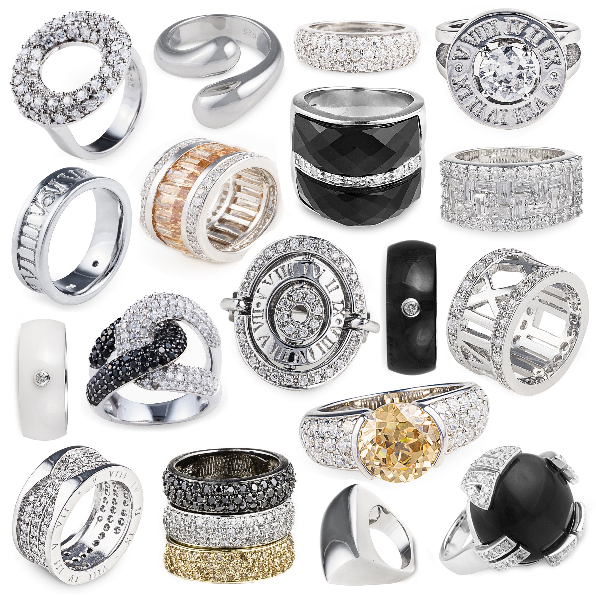 Most Wanted Rings by Bellagio & Co. Worldwide Shipping from Australia