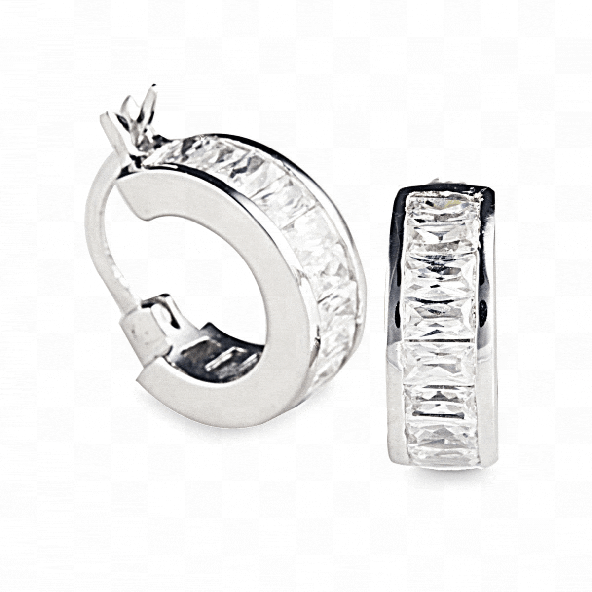 Charlotte Hoop Earrings. 925 Sterling Silver. Worldwide Shipping from Australia